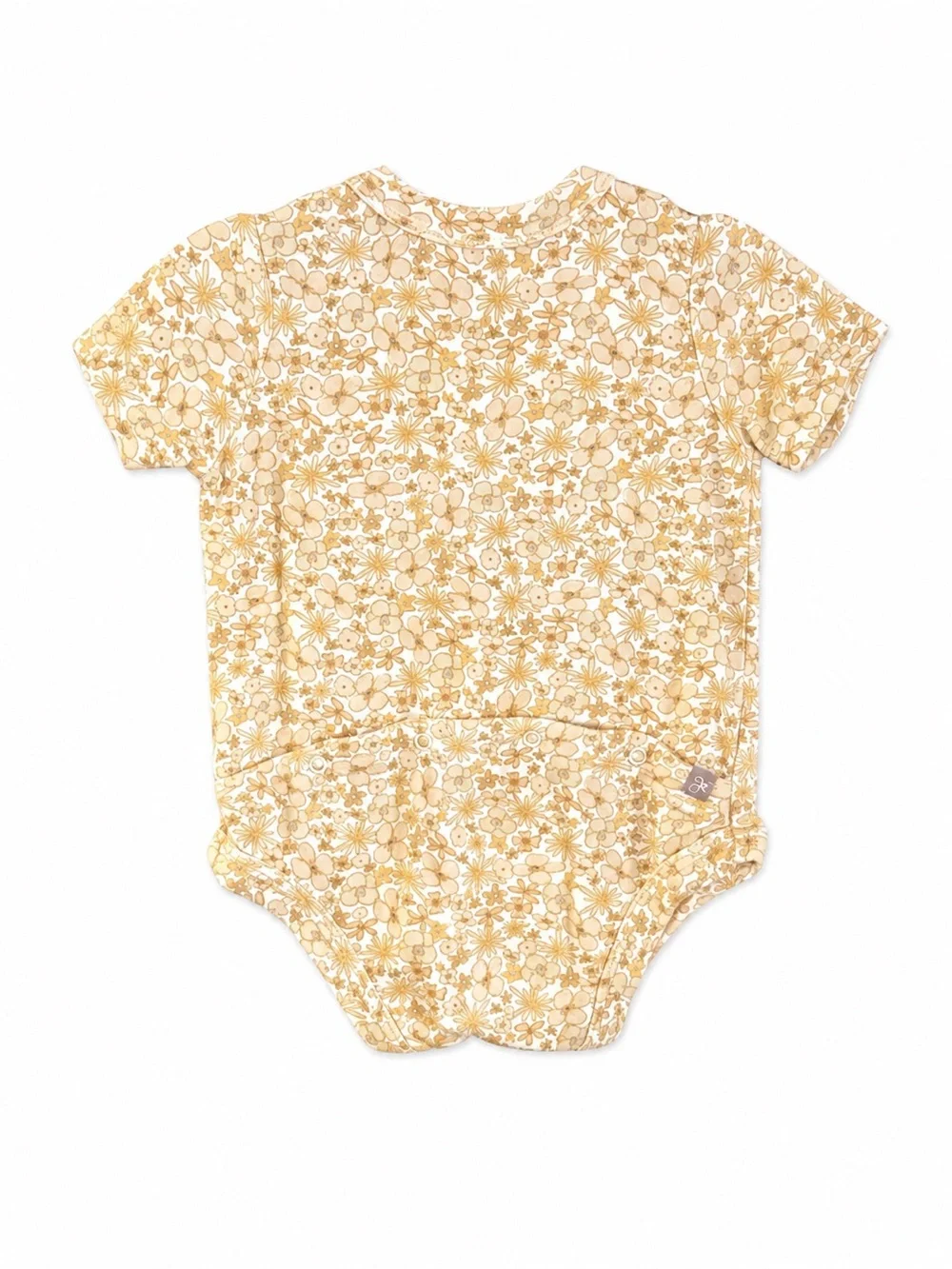 Goumikids Bamboo Organic Cotton Floral Bodysuit 12-18M EUC